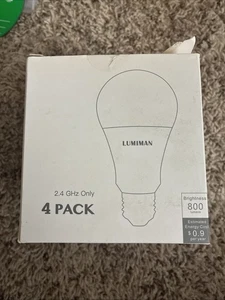 Lumiman Pro Smart Bulb 60W Equivalent 800 Lumens A19 White - Picture 1 of 11