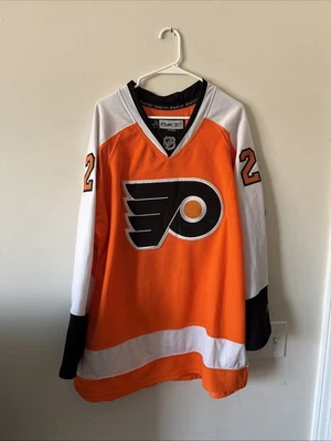 Men’s Reebok Chris Pronger #20 Philadelphia Flyers Jersey Authentic Size 50 - Image 1 of 4