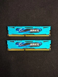 G.Skill Ares 8GB DDR3-2400 Desktop RAM Memory 2x4GB (PC3-19200) F3-2400C11D-8GAB - Picture 1 of 2