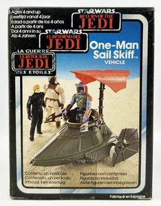 1984 Star Wars Trilogue ROTJ - Kenner - Mini Rigs: One-Man Sail Skiff (New Box - Picture 1 of 7