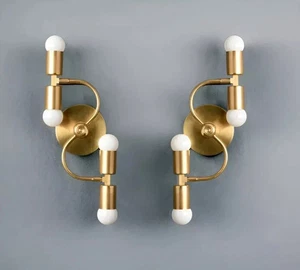 Sputnik Wall Sconce Vanity 4 Bulb Modern Mid Century Wall Light Fixture Lamp - Picture 1 of 4