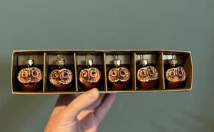"Juego de 6 adornos de vidrio Pier 1 Owl, 1,5"" de alto" - Imagen 1 de 4