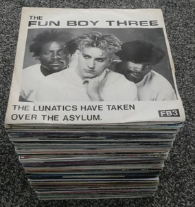 JOB LOT OF 100 x 7" SINGLES - 1970s & 1980s ROCK & POP PIC SLEEVES *SEE LIST* - Bild 1 von 12
