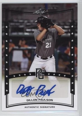 2014 Leaf Perfect Game Showcase Auto Black Dillon Paulson #A-DP2 Auto - Image 1 of 2