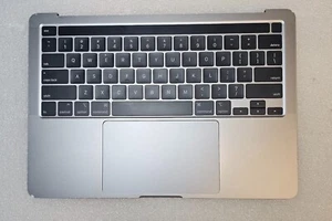 Macbook Pro 13 A2251 Gray Top Case Palmrest Keyboard 661-15956 - Afbeelding 1 van 2