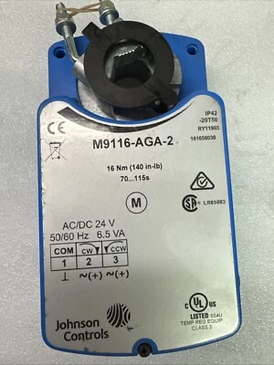 NEW JOHNSON CONTROLS M9116-AGA-2 ACTUATOR M9116AGA2 - Image 1 of 4
