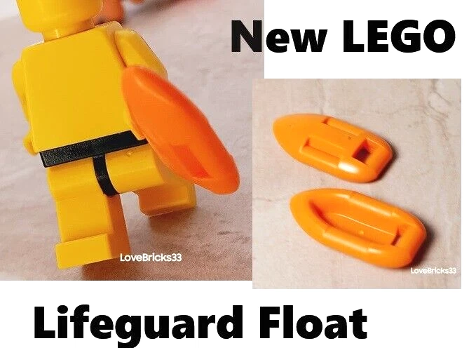 Novo LEGO Esportes Aquáticos Segurança Ferramenta Flutuante Equipamento de Salva-vidas Praia Goer Baywatch Flutuante - Imagem 1 de 1