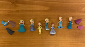 Disney Frozen Little Kingdom (5) Queen Elsa and (2) Princess Anna Mini Dolls
