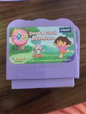 Vtech Dora's Fix It Adventure Vsmile Video Game 2005 - Image 1 of 2