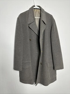 DKNY Classic Long Wool / Cashmere Coat Size 54 - Image 1 of 4