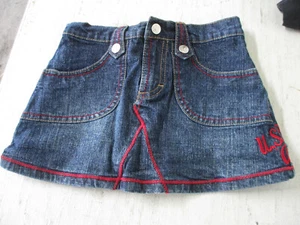 Pantalones de mezclilla POLO ASSN para niñas, talla 6, rojo blanco y azul - Imagen 1 de 5