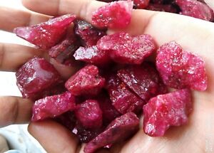 60.00 +cts. Natural African Red Ruby gemstone mineral Rough lot 1 Piece