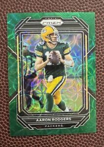 2022 PANINI PRIZM 103 AARON RODGERS GREEN SCOPE SP /75 PACKERS