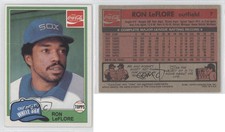 1981 Topps Coca-Cola Team Sets Chicago White Sox Ron LeFlore #7