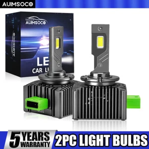 For Lincoln MKS 2009-2016 MKZ 2009-2012 2x LED Headlight D3S Bulbs Kit 30000LM - Picture 1 of 11