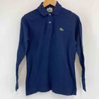 Lacoste Men'S Polo Shirt Long Sleeve Freraco 70S Vintage France Chemise Navy