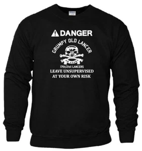 17th/21st Lancers Sweatshirt Grumpy Old Lancer British Army - Bild 1 von 4