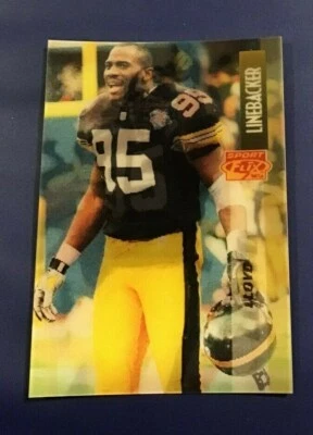 1995 Sportflix # 46 GREG LLOYD Pittsburgh Steelers Nice Card !   - Image 1 of 2