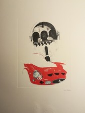 'FERRARI' CARTELLA CON 6 LITOGRAFIE DI NANI TEDESCHI + certif. di autenticità