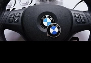 Insigne logo Volant BMW 45mm Blanc Bleu - Imagen 1 de 2
