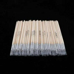 100pcs Wood Pointed Tips Brush Painting Pen Nail Art Oil Acrylic Ceramic - Picture 1 of 7