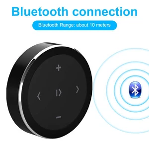 Car Steering Wheel Media Audio Music Wireless Bluetooth Remote Control Button - Picture 1 of 10