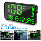 Car Digital GPS Speedometer Odometer Head Up Display Overspeed Warning Alarm HUD