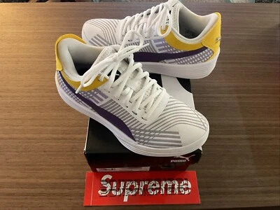 Puma Clyde AllPro Basketball Boys Size 4.5  = 6 Women’s Sneakers Lakers Shoes - Image 1 of 4