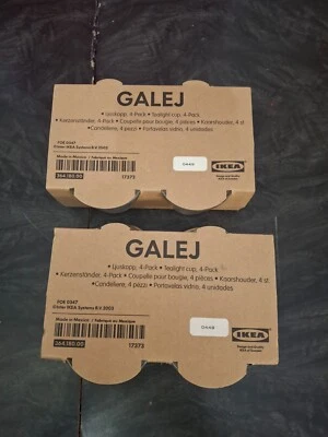 IKEA Galej Tealight Candle Holder 7-Pack Home Decor Glass 364.180.00 - Image 1 of 4