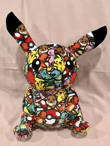 Pikachu Plush Stuffed Animal Pokémon Character Pattern Anime - Picture 1 of 4