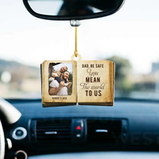Dad And Son Car Hanging Ornament, Dad, be safe You mean the world to us Ornament