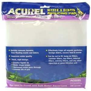 Acurel Aquarium Fische Filter Schaum Medien zugeschnitten auf Polyfaser Pad 10 x 18 Zoll - Bild 1 von 1