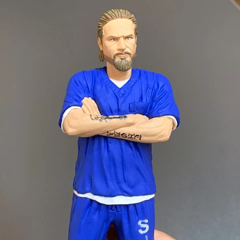NEW LOOSE Mezco SDCC 2014 SONS OF ANARCHY 6" JAX Prison Blue Uniform Figure Cover