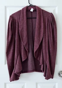 Top Chic Fleece Cardigan, Size Large, Junior Girls. Made in USA. - Picture 1 of 4