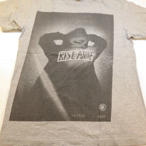 OBEY Shepard Fairey RISE ABOVE ART PROPAGANDA TEE T SHIRT Mens M - Picture 1 of 3