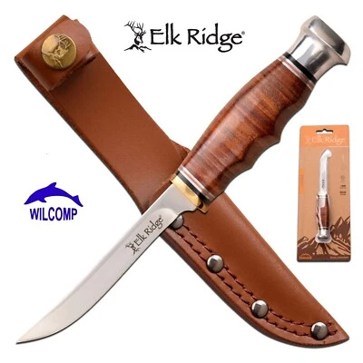 ELK RIDGE ER-200-31LBR OUTSKIRT - FIXED BLADE SKINNER KNIFE - image 1 of 4