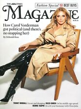 UK The Times Magazine Carol Vorderman, Luis Rubiales, Elton John, Fashion 9.9.23