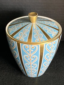 Contenitore in porcellana Art Decò Hutschenreuther Bavaria con coperchio - Foto 1 di 11