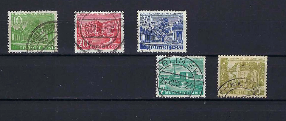 BERLIN.-  GERMANY.-  SC 9N47- 49- 51-   9N110  1948-   1954 - Image 1 of 2