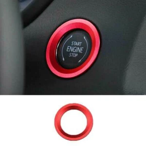 For Cadillac CT4 2020-2022 Aluminum Red One-Click Startup Frame Cover Trim 1PCS - Picture 1 of 6