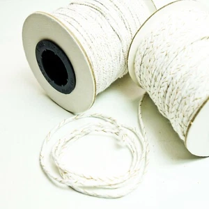 Mechas ECO, absorción de cera de soja, cera de soja, fabricación de velas de pilar de soja, velas de contenedor - Imagen 1 de 10