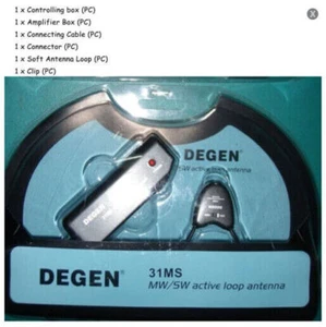 DEGEN DE31MS MW & SW Active Loop Antenna Indoor Active Soft Loop Antenna - Afbeelding 1 van 1