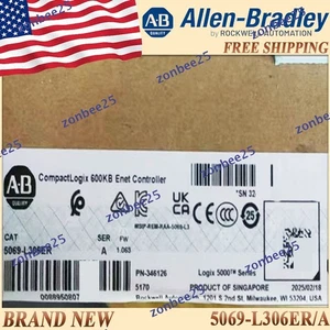 New Sealed AB 5069-L306ER/A 600KB Enet Controller 5069L306ER serA Free Ship&Tax - Picture 1 of 5