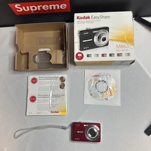 Cámara Kodak Easy Share - M863 - Red Rouge - 8,2 MP - Con caja - Usada  - Imagen 1 de 9