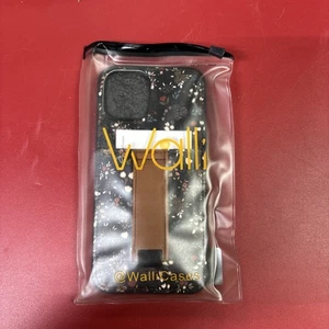 Walli Case IPhone 12 Pro Max Floral Print Brown Flowers "MIDNIGHT FLORAL" - Picture 1 of 3