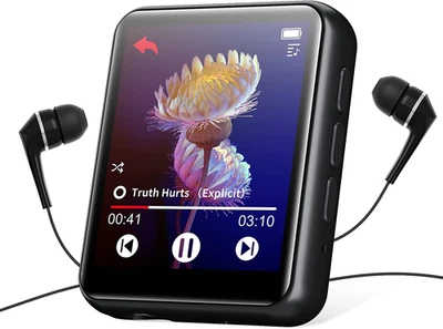Lettore MP3 Con Bluetooth 5.0, Lettori MP3 De Full Touch Schermo, 64 GB Lossless - Immagine 1 di 4