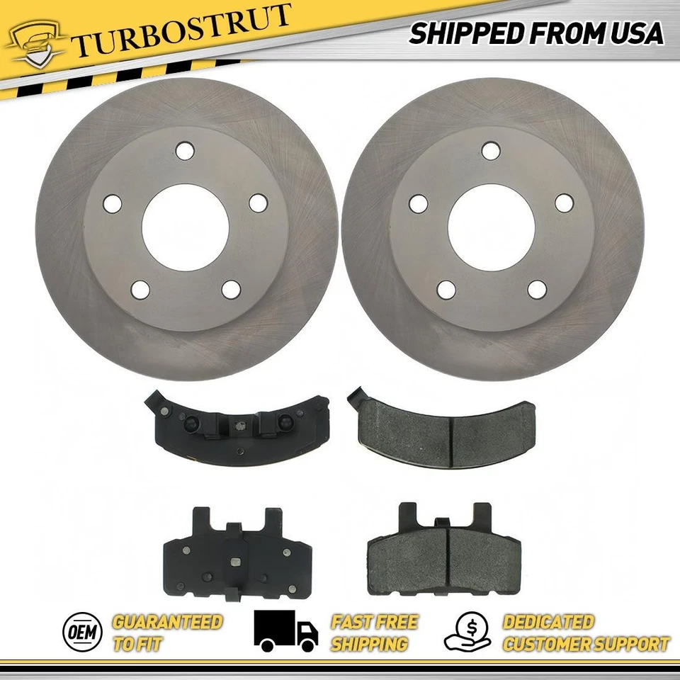 Kit de pastillas de freno delanteras OE para Dodge Ram 1500 1994-1999 3,9 L Foto 1 de 2