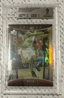 Dwyane Wade Dwayne 2004 Trilogía Segundo Año Colección Arco Iris/10 BGS 9 COMO NUEVO SP Foto 1 de 2