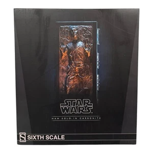 Modellino Sideshow Star Wars Han Solo in Carbonite scala 1/6 con scatola di spedizione NUOVO - Foto 1 di 8