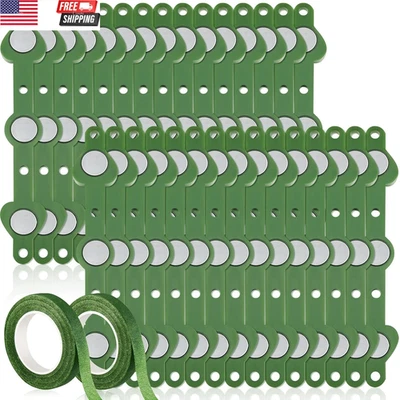 Small Floral Boutonniere Magnets Corsage Brooches Magnet and 2 Rolls 1/2 Inch X  - Image 1 of 4